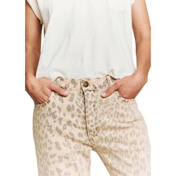 NEW THE GREAT. wayne jean in vintage leopard - Picture 4 of 6